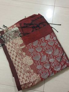 Elegant Maroon Saree