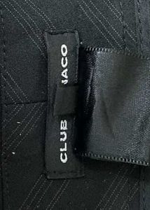 Club Monaco | Striped Black Wide Leg Pants