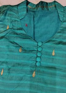 Green Silk Salwar Suit