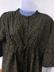 Leopard Print Tunic Top