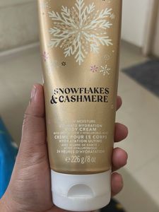Snowflakes and Cashmere lotion