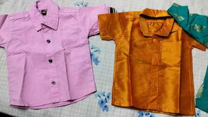 Two Shirts, Kurta Dhoti And Shoes