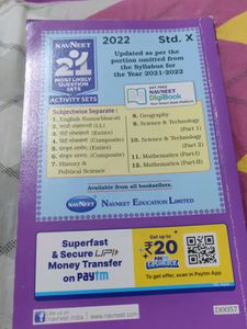 Standard X Navneet Science And Technology (Part 1) 21 Most Likely Question Sets 2022