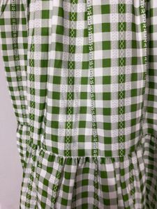 Green Checkered Dress