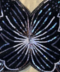 y2k Sequin Butterfly Tank Top