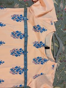 Elegant Floral Print Kurta