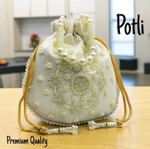 New Hand Zari work Potli Ne