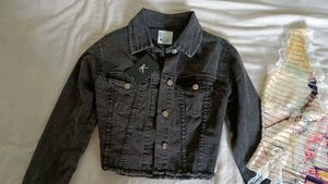 Denim Jacket &amp; Lace Tank Set