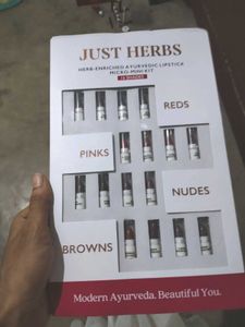 New Just Herbs Lipstick 16 shades