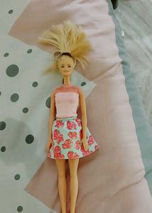 Barbie Pink Top & Floral Skirt