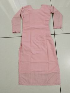 Baby Pink Handwork Kurti