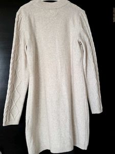 Knit Sweater Dress with Wool