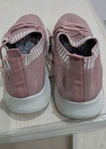Pink Knit Sneakers never used