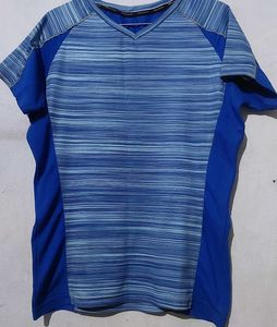 BLUE WORKOUT TSHIRT