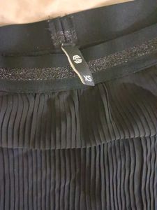 Pleated Black Skirt