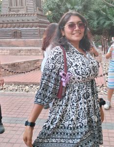 Patterned Mini Dress - Bohemian Style