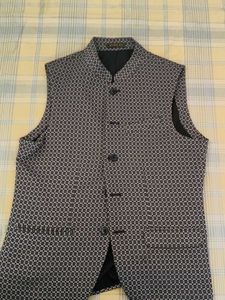 Patterned Nehru Jacket