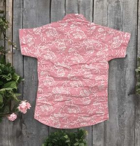 Cute Pink Floral Shirt