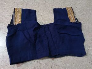 Elegant Navy Blue Saree