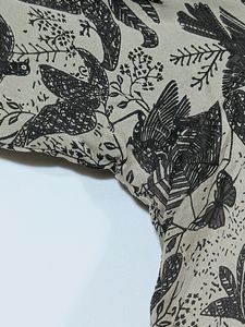 MAX Women Dark Cream Floral Printed Top