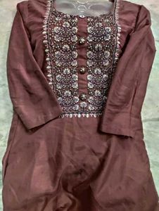 Mauve Colour Silk Top