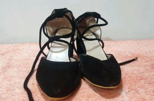 Velvet Solid Pumps/Heels