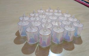 LED candle , battery operated 6 pc