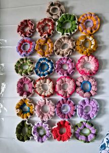 Colorful Crochet Hair Ties (1pc)