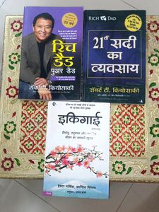 Rich Dad Ikigai 3 Books Set Hindi Book