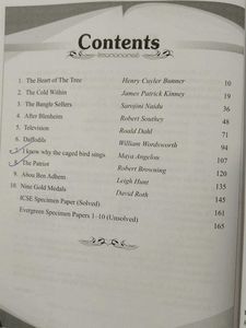 Treasure Trove Workbook - ICSE Poems