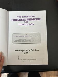 Forensic Medicine &amp; Toxicology