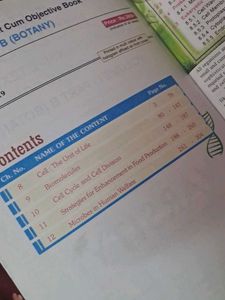 Biology Objective Book For 1st Yr