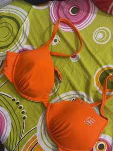 Orange Bikini Top
