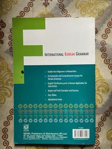 Korean Grammar Book