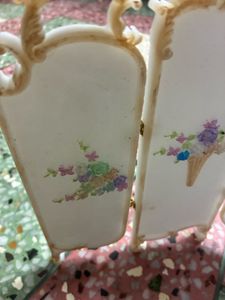 Imported Miniature Floral Screen Room Divider