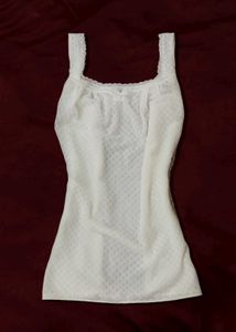 Ice White Lacey Cami Top