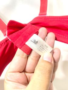 Red Lace Bra FILA