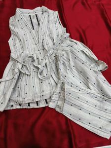 Woven cotton blend Co-ord set