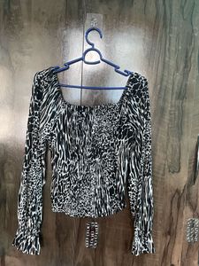 Zebra Print Top