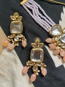 Elegant Pink  Choker Set