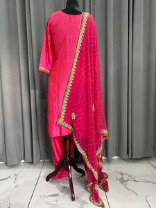 Ethnic Kurta &amp;Salwar With Dupatta