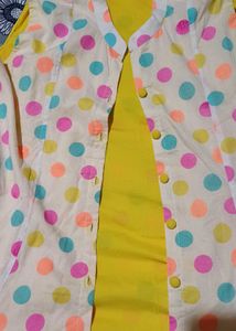 Polka Dot Duster &amp; Yellow Dress