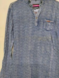 Mens Full Sleeve Collar Tshirt