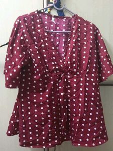Polka Dot Top for Women