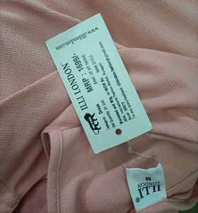 Peach Dress Of Size-M.