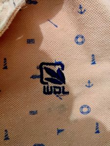 Stylish Peach Polo T Shirt