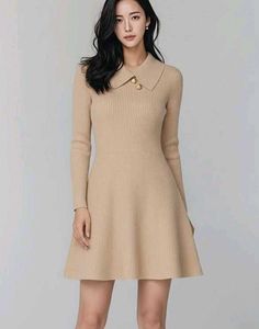 🌕Collar Winter Knit Dress🌕