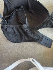 Set of 2 NEW M&amp;S Maternity Bras in Black &amp; White