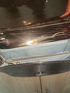 Metallic Copper Sling Bag