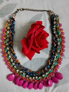 Pearl and Butterfly Necklace